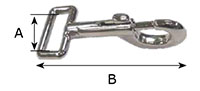 25Z Rigid Square Eye Bolt Snap Hooks - 2