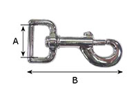 017Z and 52Z Square Swivel Bolt Snap Hooks - 2