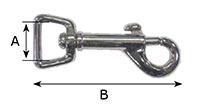 0171Z Square Swivel Bolt Snap Hooks - 2