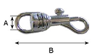 206Z Round Swivel Bolt Snap Hooks - 2