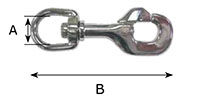 223Z Round Swivel Quick Snap Hooks - 2