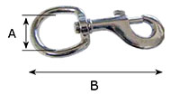 225HZ Heavy Round Swivel Bolt Snap Hooks - 2