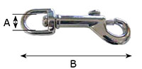 5045Z Round Swivel Bolt Snap Hooks - 2