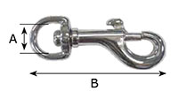 5055Z Round Swivel Bolt Snap Hooks - 2