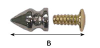 804Z Spikes with Rivet - 2