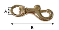 59B Round Swivel Bolt Snap Hooks - 2