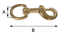 245B Round Swivel Bolt Snap Hooks - 2