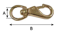 251B Round Swivel Boat Snap Hooks - 2