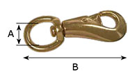 333B Round Swivel Heavy Bull Snap Hooks - 2