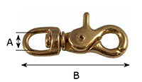 5013B Round Swivel Trigger Snap Hooks - 2