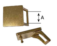 90B Brass Buckles - 2