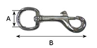 225LM Long Round Swivel Bolt Snap Hooks - 2