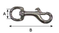 225M Round Swivel Bolt Snap Hooks - 2