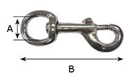 245M Round Swivel Bolt Snap Hooks - 2