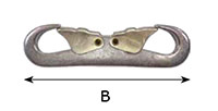 855M Heavy Double End Spring Snap Hooks - 2