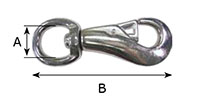 333HM and 333M Round Swivel Heavy Bull Snap Hooks - 2