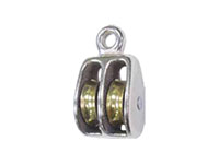 0176M Rigid Round Eye Double Wheel Pulleys