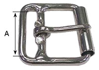 999SS Double Bar Roller Buckles - 2