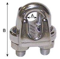 260SS Rope Clamps - 2