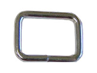 1/2 Inch (in) Inside Width (A) 3/8 Inch (in) Inside Height (B) Nickel Plated Finish Unwelded Loop