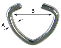 4520ST Unwelded Dee Triangle Loops - 2