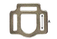 370ST 3 Slot Square Halter Buckles - 2