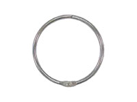 1/2/3 Inch (in) Inside Diameter (A) Nickel Plated Finish Split Snap O-Ring