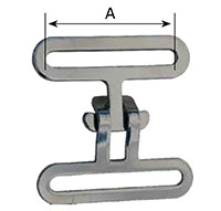 1375ST 2 Piece Blanket Buckles - 2