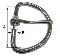 10890ST Girth Buckles - 2