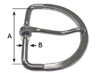 10890ST Flat Girth Buckles - 2