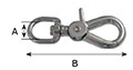 5016Z Round Swivel Large Trigger Snap Hooks - 2