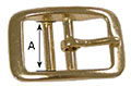 147B Round Corner Double Bar Buckles - 2