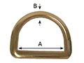 3101SB Beveled Dee Rings - 2