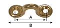 0556B Brass Loops - 2