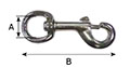 225MJ Jumbo Round Swivel Bolt Snap Hooks - 2