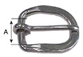 3100SS Flat Dee Buckles with Tongue - 2