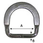 3100SS Flat Dee Rings - 2