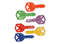 Plastic Key Beads