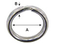 80CS Carbon Steel Split Rings - 2
